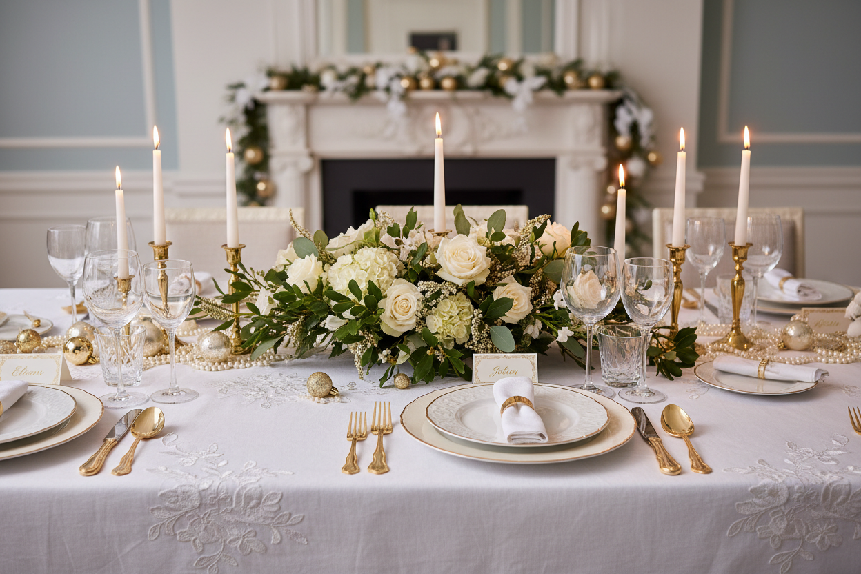 How to Style a Formal Holiday Table