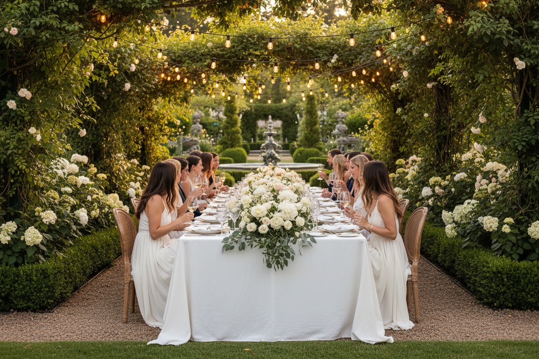 Luxury Outdoor Garden Party Setup