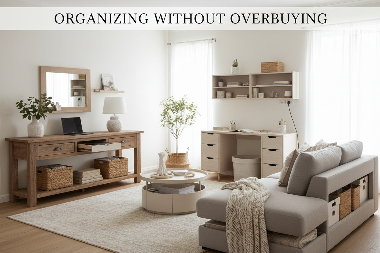 How to Organize Without Overbuying Storage