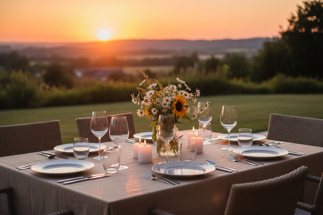 How to Host a Sunset Patio Dinner