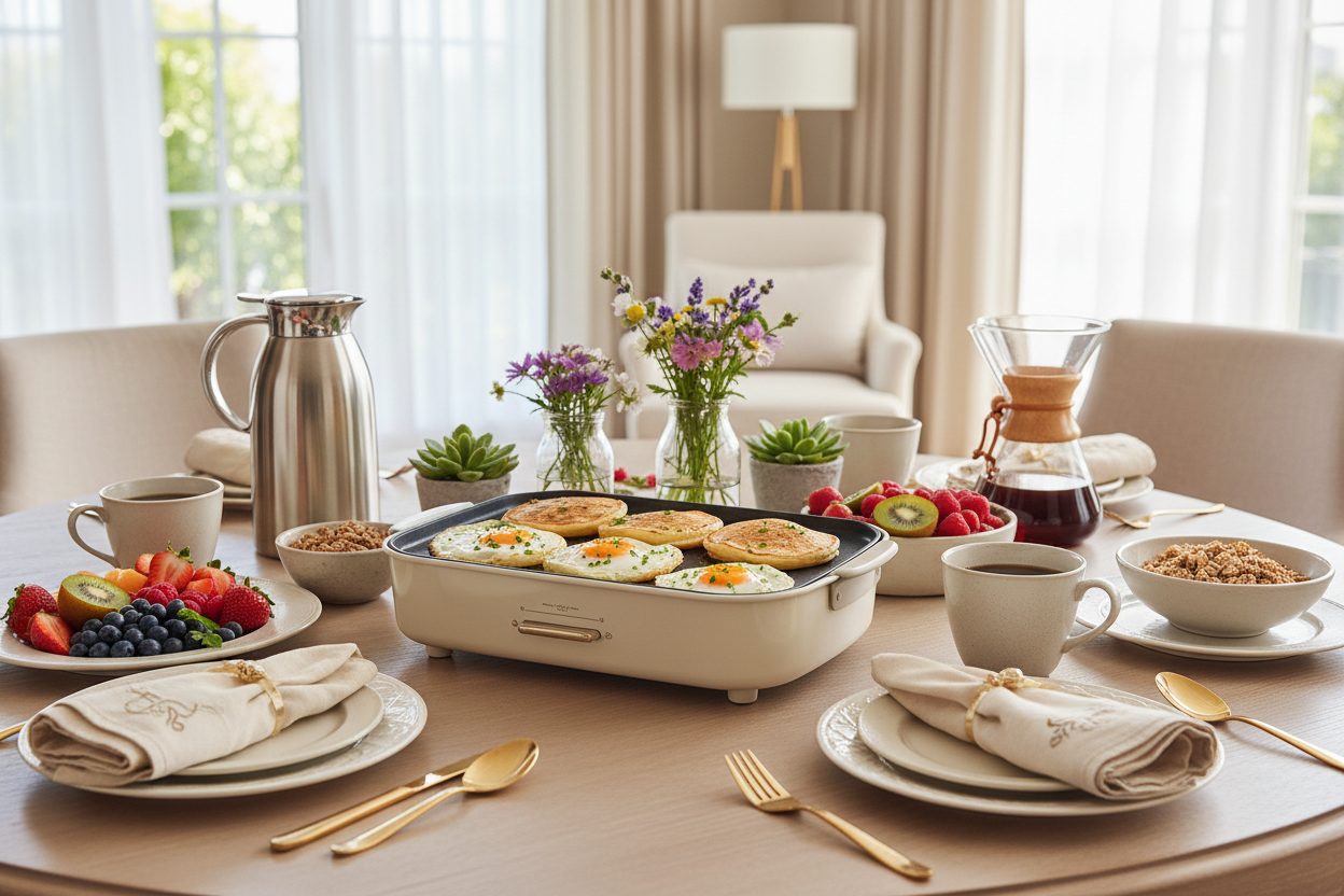 How to Style a Griddle Brunch Table