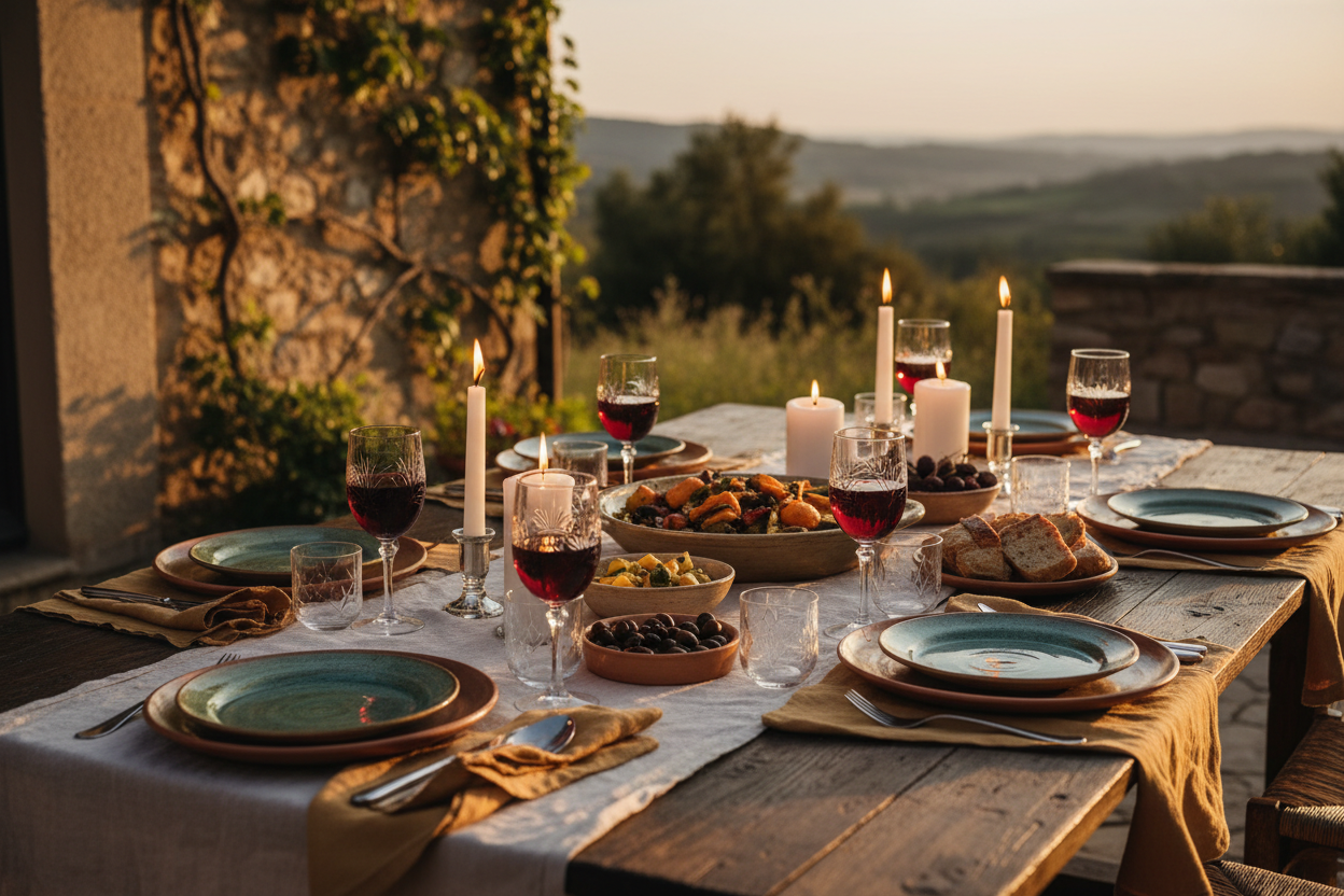 How to Design a Relaxed European Dinner Experience