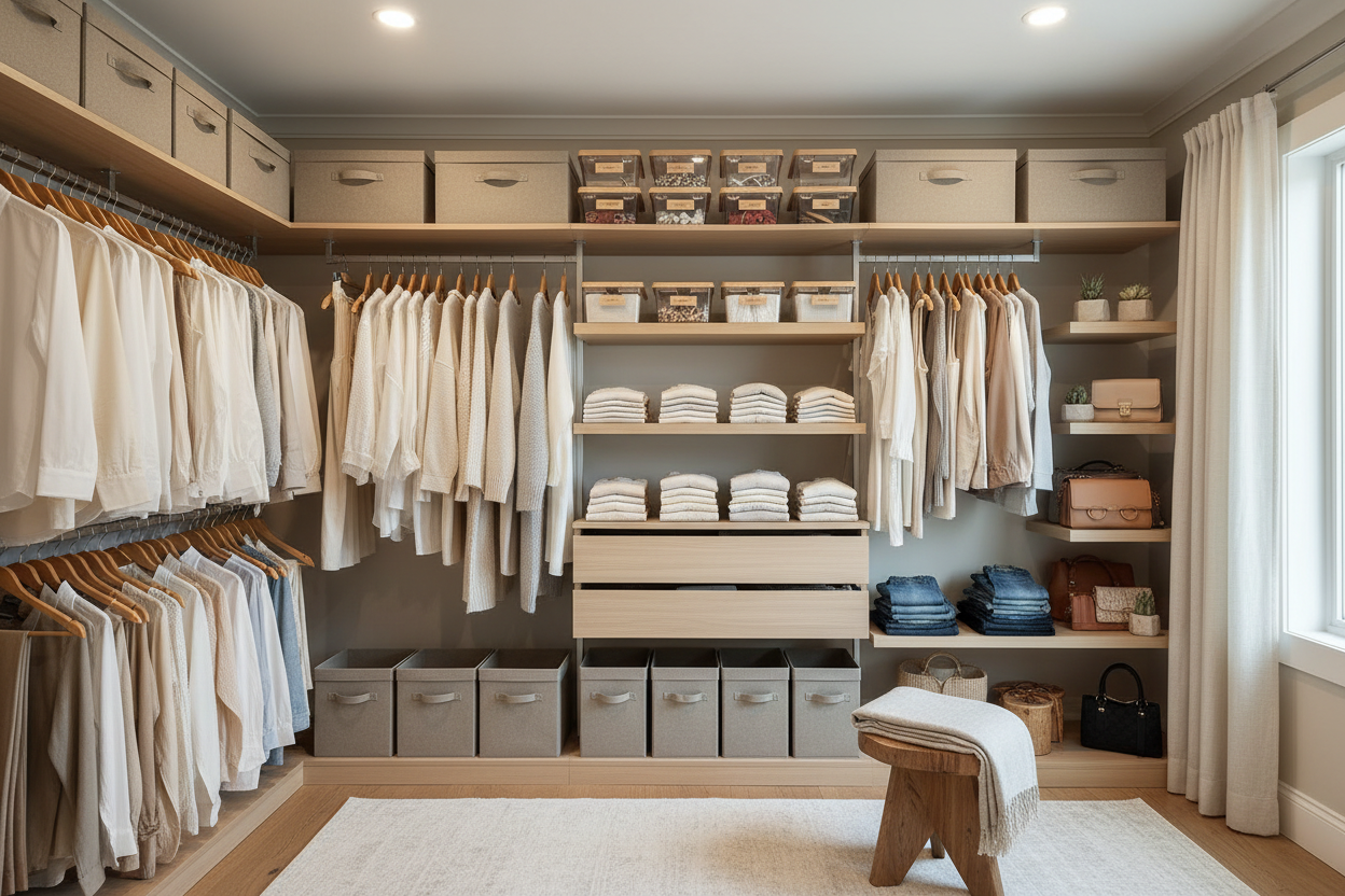 How to Organize a Closet by Category