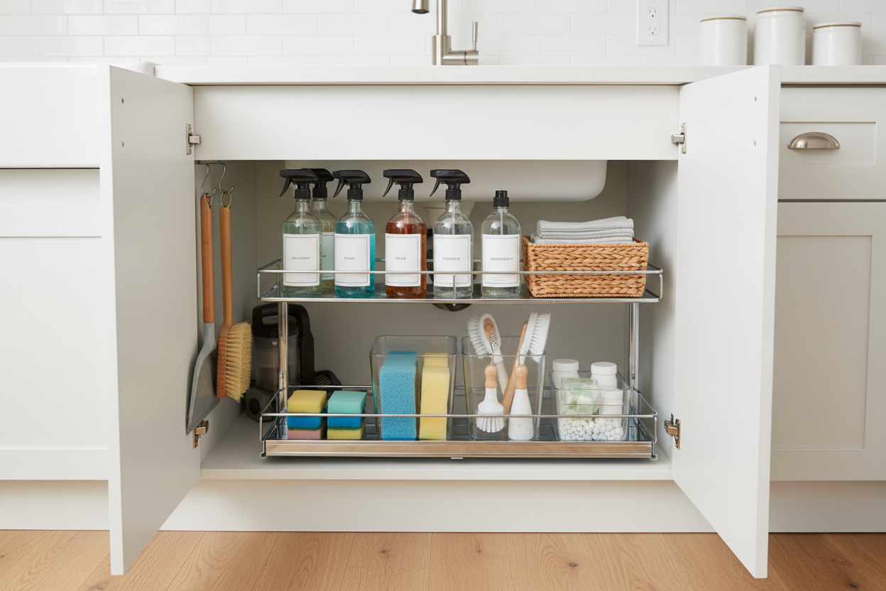 How to Store Cleaning Supplies Efficiently