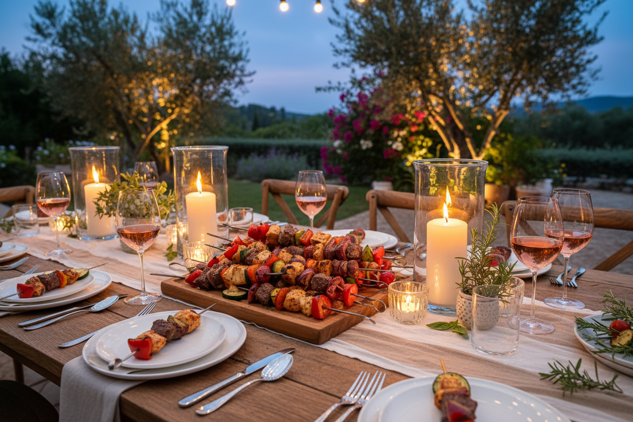 Skewer Night: Styling a Kabob Dinner Party