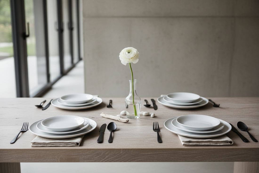 Modern Minimalist Table Setting Ideas