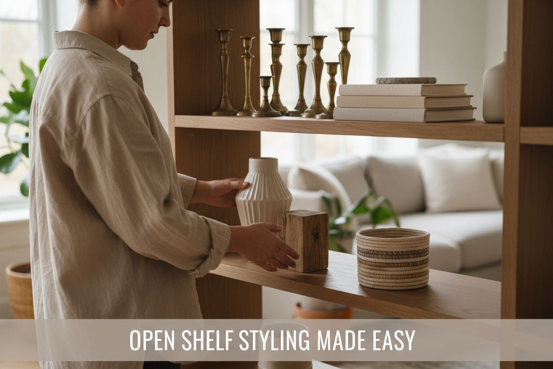Open Shelf Styling Made Easy