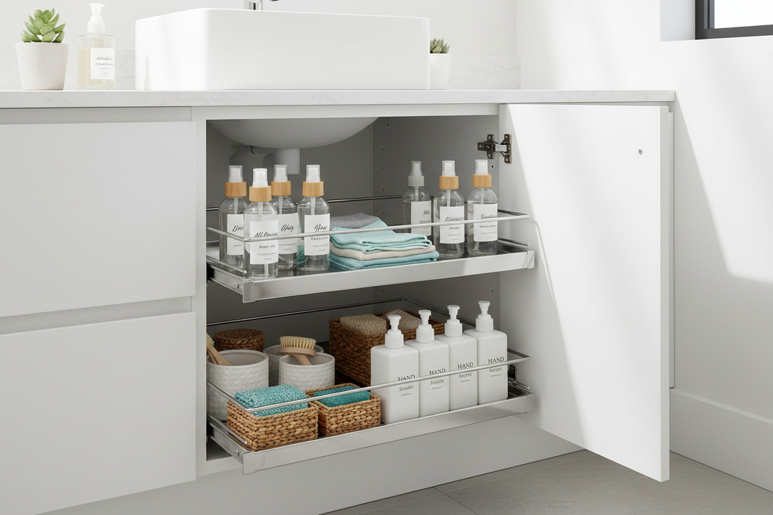 How to Organize Under-Sink Storage Properly