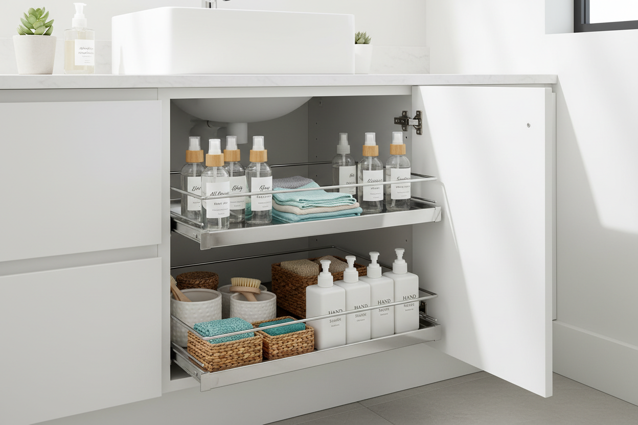 How to Organize Under-Sink Storage Properly