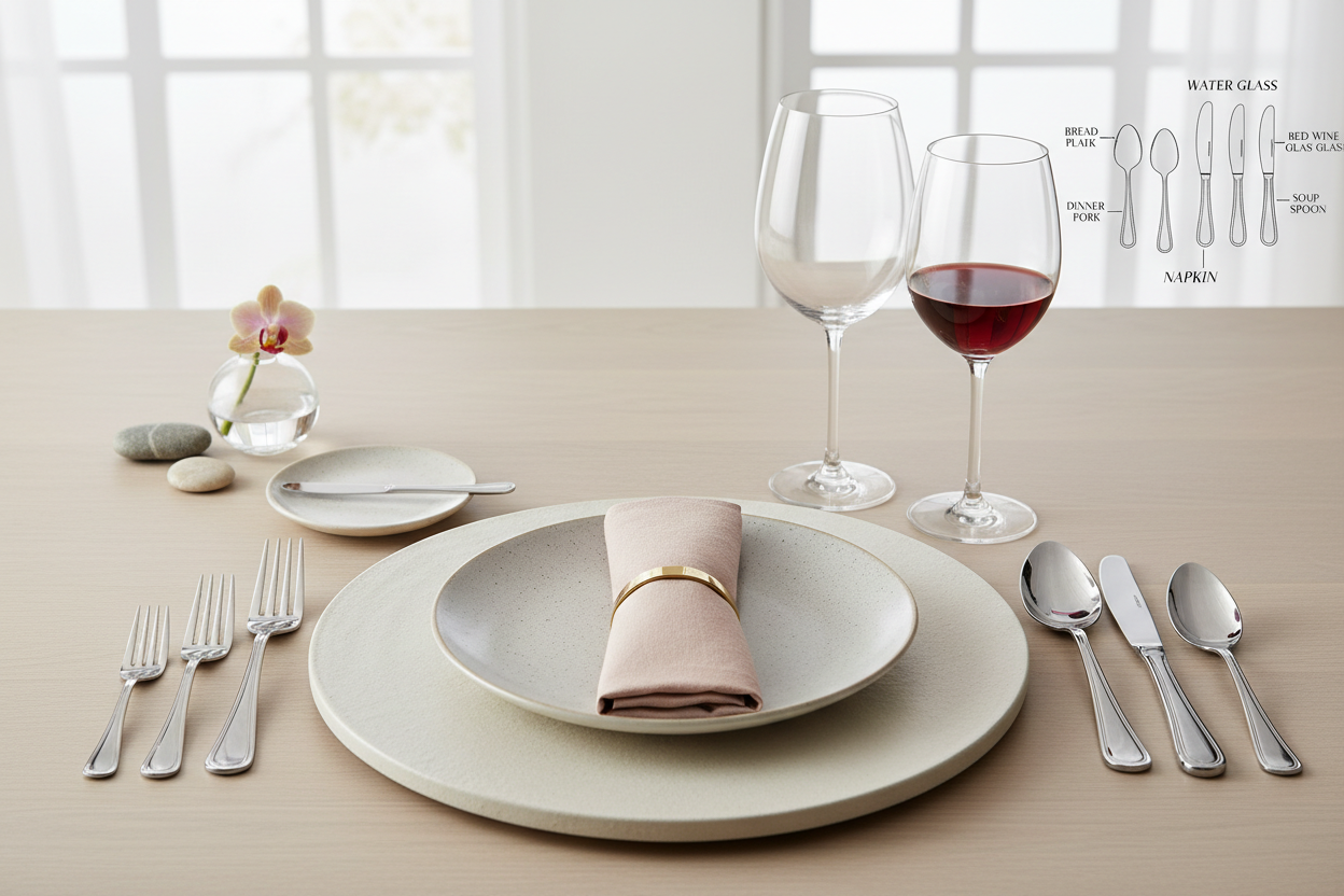 What Is the Proper Order of Tableware Placement?