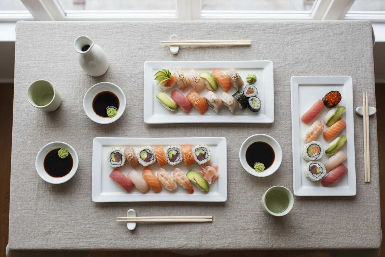 Elevated Sushi Night Styling