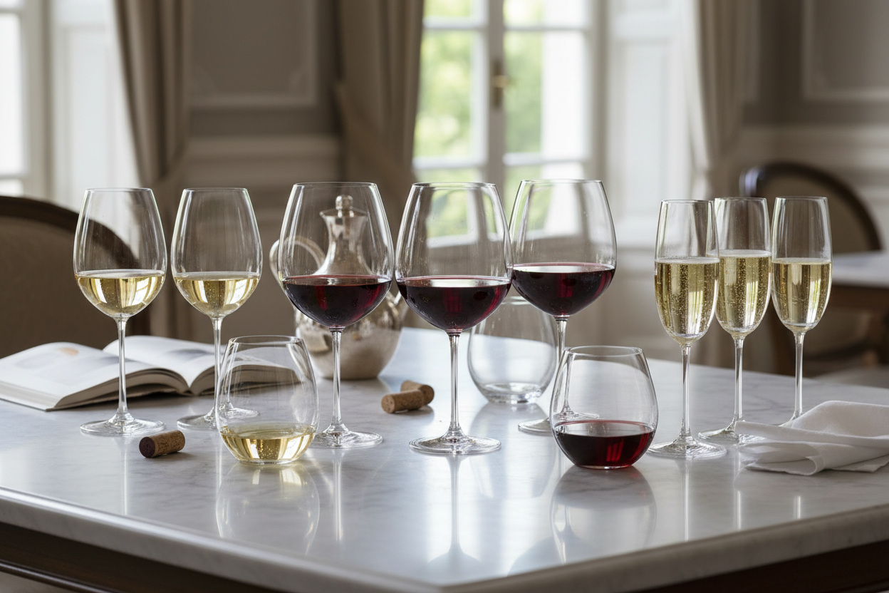 Types of Wine Glasses and When to Use Them
