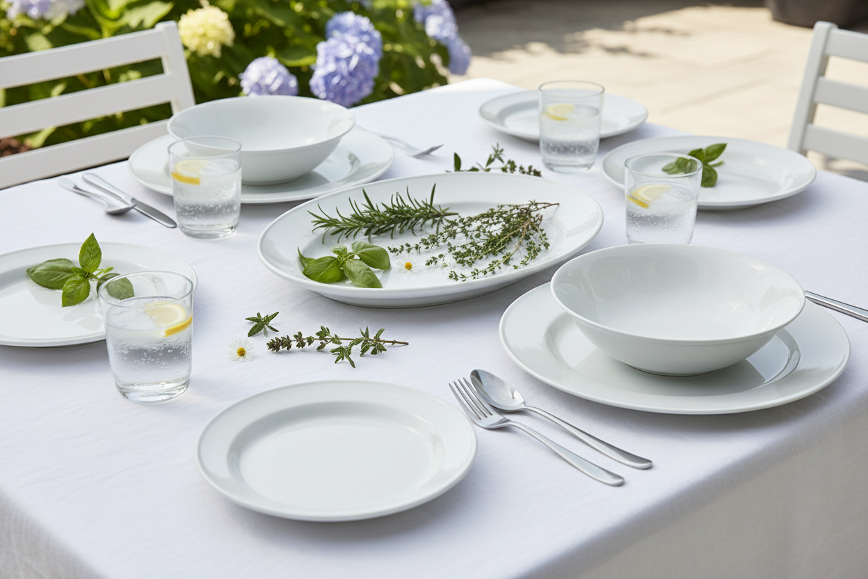 Why White Dinnerware Never Goes Out of Style