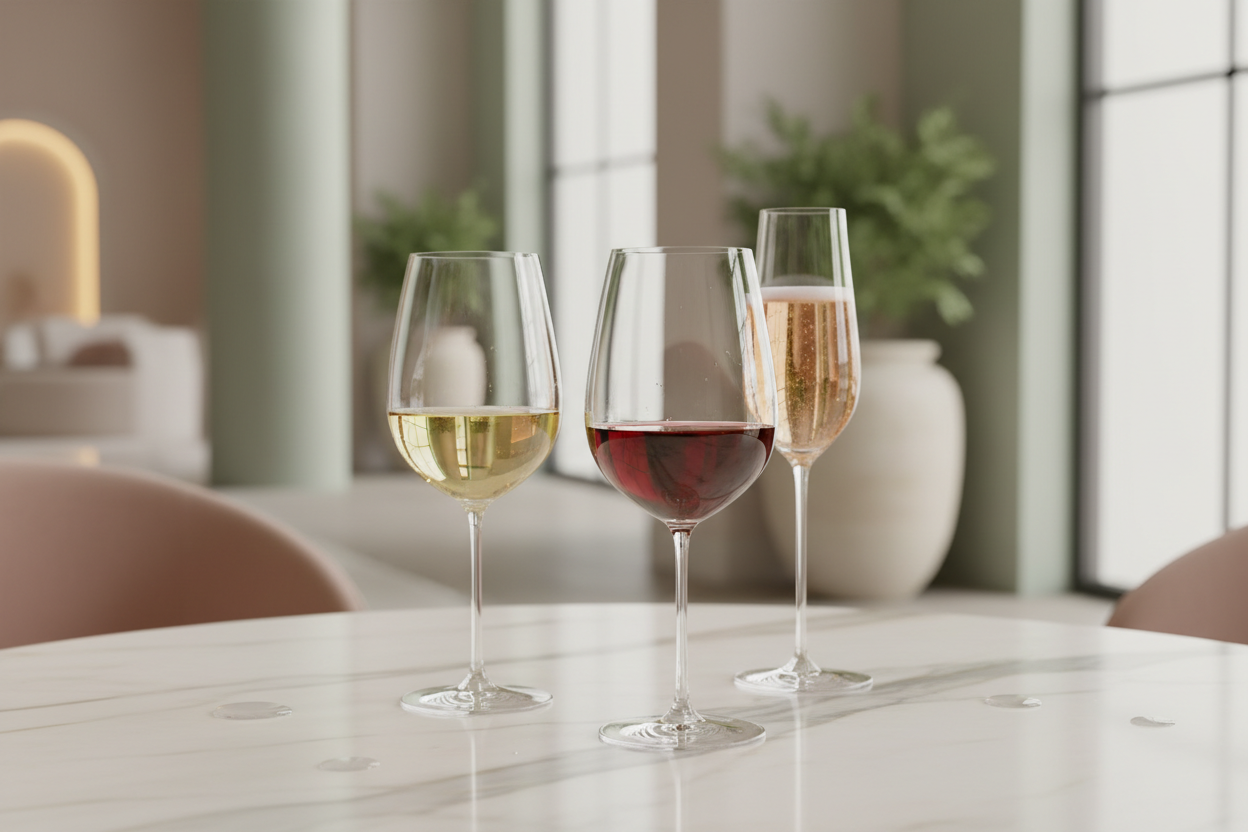 Wine Glass Types Explained: Red vs White vs Champagne