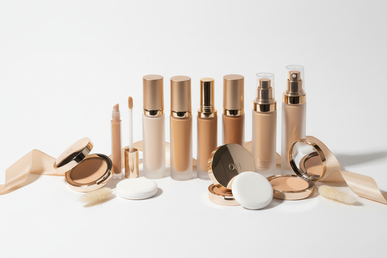 Face Makeup (Foundation, Concealer, Primer, Powder)