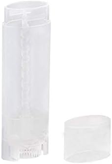 10PCS 4.5g/4.5ml Empty DIY Lip Tubes Holder Containers Vial Refillable PP Plastic Deodorant Crayon Travel Tube Pipe Bottle Lip Gloss Case DIY Lip Balm Gifts For Women Lady Girls(Transparent)-BrightBean Baby