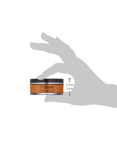 By Terry Hyaluronic Tinted Hydra-Powder, Non-Drying Loose Face Setting Powder, Blur Imperfections & Mattify, Dark, 0.35 oz-BrightBean Baby
