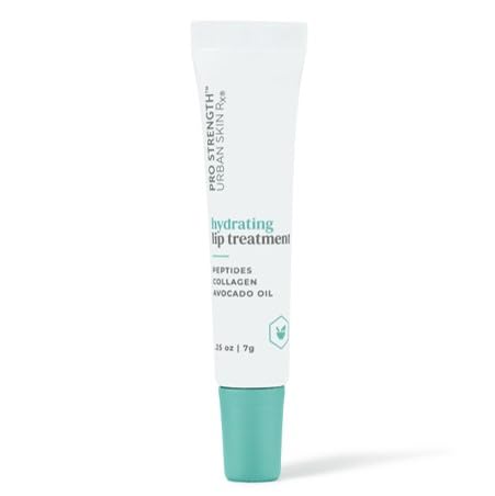 Urban Skin Rx® Pro Strength Hydrating Collagen & Peptides Daily Lip Treatment, Non-Sticky, Clear, Ultra-Moisturizing Balm, Smooths, Softens & Plumps for a Healthier & More Youthful Appearance, 0.25g-BrightBean Baby