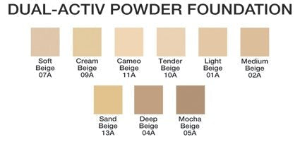 Jolie Dual-Activ Matte Finish Pressed Powder Foundation (Medium Beige)-BrightBean Baby