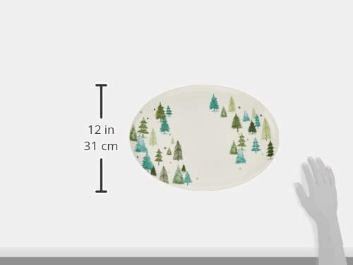 Lenox 882060 Balsam Lane Serving Turkey Platter, Christmas Hosting