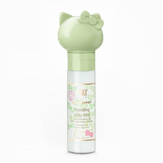 Pixi Beauty + Hello Kitty Milky Mist 2.70 Fl Oz | Hydrating Moisturizer for Dry Skin | Infused with Hyaluronic Acid-BrightBean Baby