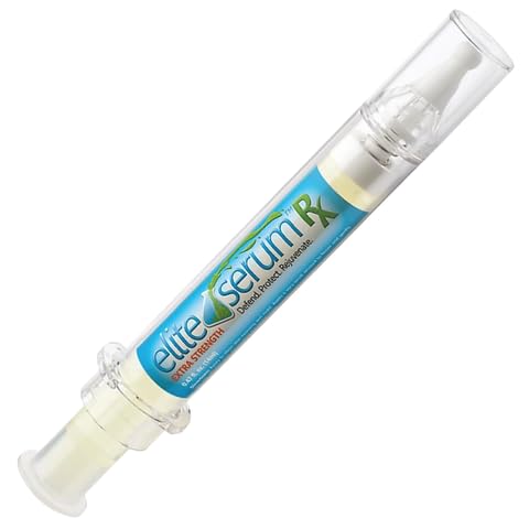 Elite Serum Rx - Anti Aging Under Eye Serum for Dark Circles and Puffiness with 8 Patented Peptides - Extra Strength Lifting and Firming Treatment for Wrinkle Repair and Eye Bag Removal-BrightBean Baby