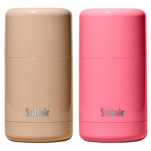 Saltair Skincare Deodorant - Aluminum-Free Deodorant for Men and Women with Long Lasting Odor Protection Zinc and BHA. Refillable Stick, Suitable for Sensitive Skin, 2 Pack Signature Scents-BrightBean Baby