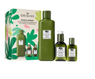 Origins Calm & Steady Mega-Mushroom Essentials To Soothe & Strengthen-BrightBean Baby
