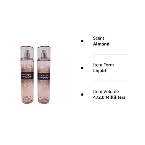 (Set of 2) - Bath & Body Works Fragrance Mist, A Thousand Wishes. 8fl oz/ 236ml Each-BrightBean Baby