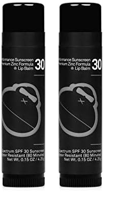 Sun Bum Signature SPF 30 Sunscreen Lip Balm | Vegan and Cruelty Free Broad Spectrum Water Resistant Chapstick with UVA/UVB Protection | .15 oz, Clear (Pack of 2)-BrightBean Baby