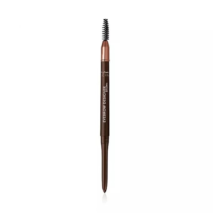 M. Asam MAGIC FINISH Eyebrow Designer Brown - 4-in-1 eyebrow pencil with rotating mine & spiral brush, perfect shape & fullness thanks to powdery texture, optimal brow arch, eye make-up, 0.01 Oz-BrightBean Baby