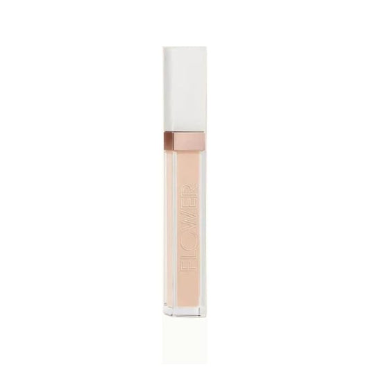 FLOWER BEAUTY By Drew Barrymore Light Illusion Full Coverage Concealer - Diffuse Dark Under Eye Circles + Blurs Blemishes - Weightless Formula + Crease Proof Makeup (Porcelain)-BrightBean Baby