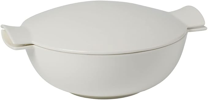 Villeroy & Boch Soup Passion Tureen with Lid, 84.5 Ounces, Premium Porcelain, Made in Germany, 12.5 x 10.25 x 4.5 in