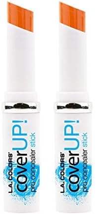 L.A. COLORS Pro Concealer Stick 615 Pure Orange, 0.11 Oz (Pack of 2)-BrightBean Baby