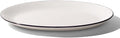 Made In Cookware - Serving Platter - White With Black Rim - Porcelain - Crafted in England