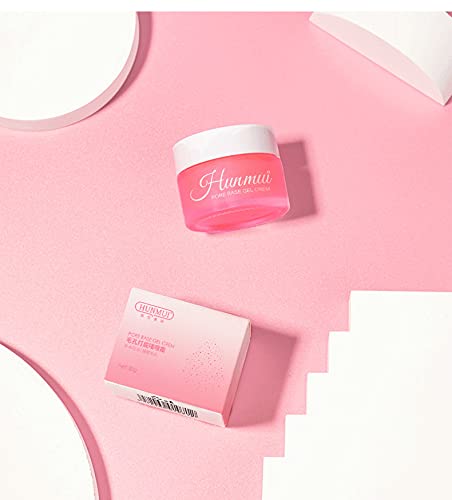 2PCS Hunmui Face Primer Pore Base Gel Cream Cover Pores Water Embellish Skin Silky Finish Primer, Remove Oils Isolating Pore Light Weight Primer Natural Make Up To Flawless Face Firming Moisturizers-BrightBean Baby