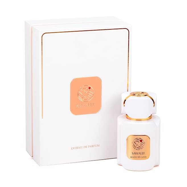 Swiss Arabian Sawalef Madly In Love - Luxurious Floral Body Spray for Women - Long-Lasting Body Mist with Litchi, Bergamot, Cedar, and Vanilla - 2.7 oz EDP Spray-BrightBean Baby