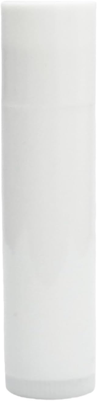 Empty Lip Balm Tubes for DIY Lipstick with Leak-proof Caps, 100-Pack Lip Balm Containers BPA Free, White-BrightBean Baby