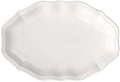 Villeroy & Boch Manoir Pickle Dish 9.5 Inches, Premium Porcelain, Made in Germany, White