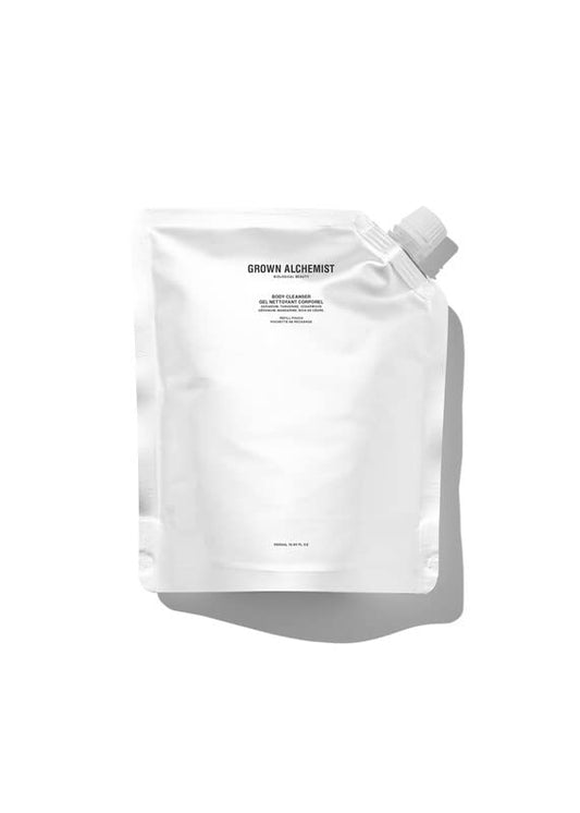 Grown Alchemist Body Cleanser REFILL Pouch: Geranium, Tangerine, Cedarwood. Gentle Body Wash that Hydrates and Cleanses Skin, 500 ml-BrightBean Baby