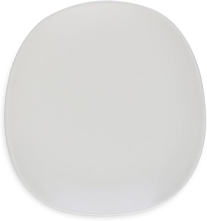 Stone lain Delilah Salad Plate 6-Piece Dish Set, Porcelain, Cream, 6 Salad Plates