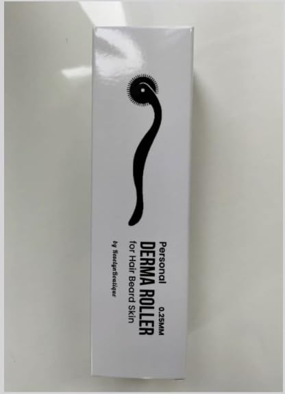 ROSELYNBOUTIQUE Derma Roller for Hair Beard Facial Skin Face 540 Microneedles At-Home Beauty Instrument White Holiday Gift for Men Women-BrightBean Baby