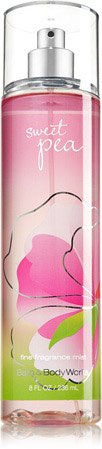 Bath & Body Works Signature Collection - Sweet Pea Fragrance Mist- 8 FL oz. Lot of 2-BrightBean Baby