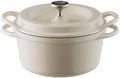 Vermicular Oven Pot 0.9 Qt Natural Beige - Japanese Enameled Cast Iron Dutch Oven