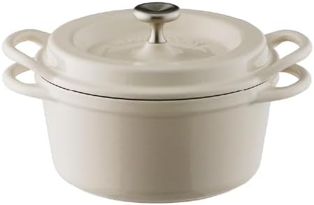 Vermicular Oven Pot 0.9 Qt Natural Beige - Japanese Enameled Cast Iron Dutch Oven