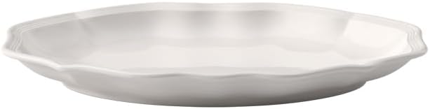 Villeroy & Boch Manoir Pickle Dish 9.5 Inches, Premium Porcelain, Made in Germany, White