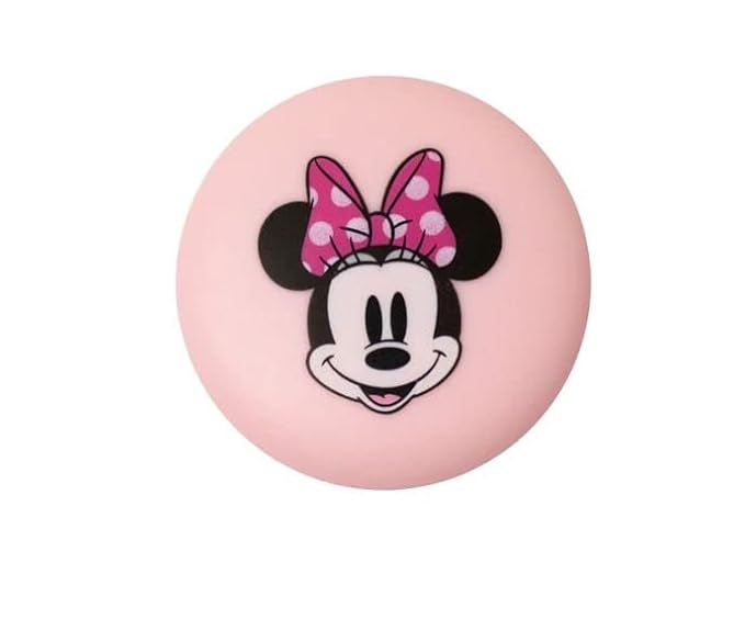 The Crème Shop x Disney Macaron Lip Balm Minnie Mouse Strawberries and Crème Pink Korean Scented Pocket Portable Vitamin E Shea Butter-BrightBean Baby