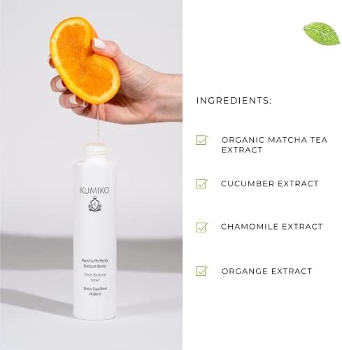 KUMIKO Ultimate Matcha Skin Care: Radiant Boost Face Toner Fresh Balance - Purifying & Refreshing Glow Essence - Hydrate, Balance, Replenish Skin - 7.84 oz - Soothe and Revitalize Your Skin-BrightBean Baby