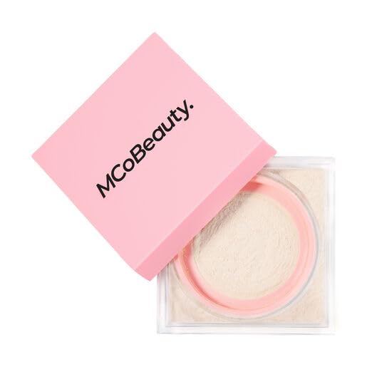 MCoBeauty Loose Powder Cool & Set - Translucent, Finely Milled Water-Based Setting Powder, Vegan, Cruelty Free Cosmetics-BrightBean Baby