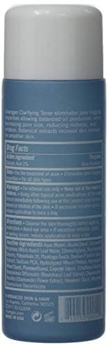 Clarifying Toner for Acne and Blemishes, Face Toner, Facial Toner, Skin Toner, Acne Toner, Toner Oily Skin, Salicylic Acid Toner, Astringent for Face, Toners, 4 Fl Oz-BrightBean Baby